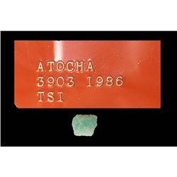 Small, natural emerald, 1.14 carats.