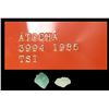 Image 1 : Pair of small, natural emeralds, 1.43 carats total.