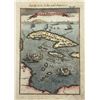 Image 1 : German edition (1719) of a French map of Cuba and Jamaica entitled "Die Inseln Cuba und Iamaica," by