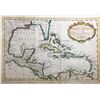 Image 1 : French copperplate-engraved map of the Caribbean entitled "Carte du Gophe du Mexique et des Isles de