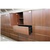 Image 2 : HAWORTH CHERRY 6FT 3 DRAWER LATERAL FILE WITH OVERSHELF