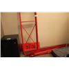 Image 1 : RED SNAP ON RACKING UNIT & A MOBILE UTILITY CART