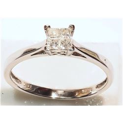 10KT  GOLD DIAMOND (0.20CT) RING (1.94G)