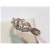 Image 1 : STERLING SILVER DIAMOND (0.07CT ) RING (2.14G)