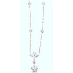 10KT GOLD TANZANITE (1.05CT ) NECKLACE (3.29G)