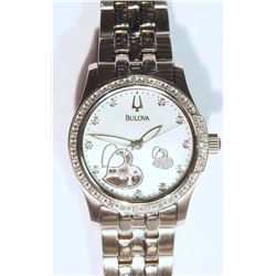 BULOVA WOMEN WATCH DIAMOND WATCH WITH  SEE