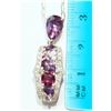Image 1 : STERLING SILVER GARNET ,AMETHYST ,DIAMOND(2.60CT)