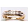 Image 2 : 10K GOLD DIAMOND (0.10CT)  RING (2.08G)