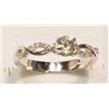 Image 1 : 14KT GOLD DIAMOND RING (2.79G)