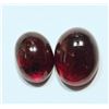 Image 1 : GENUINE CABOCHON GARNET  STONES APPROX 3.1CT