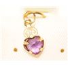 Image 1 : 14KT GOLD AMETHYST (0.45CT) PENDANT