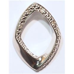 STERLING SILVER DIAMOND PENDANT (1.89G)