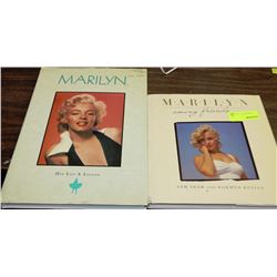 LOT OF 2-MARILYN MONROE BIOGRAPHIES BOOKS