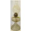 Image 1 : ANTIQUE OIL LAMP WITH DECORATIVE SHADE