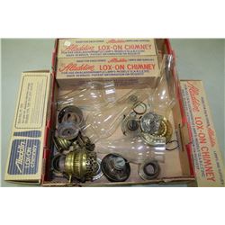 FLAT OF ALADDIN LOX-ON CHIMNEY HURRICANE SHADES