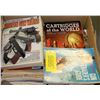 Image 1 : BOX OF GUN MANUALS, MAGAZINES,