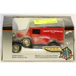 CANADIAN TIRE LIMITED EDITION REPLICA DELIVERY VAN