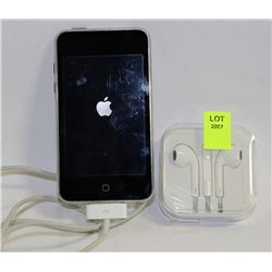 IPOD TOUCH 8GB W/ POWER CORD & NEW EARPHONES