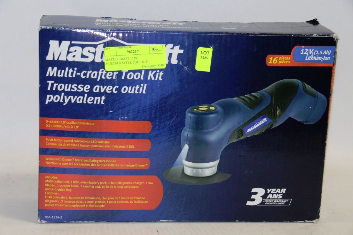 MASTERCRAFT 16 PC MULTICRAFTER TOOL KIT