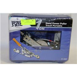 PRO RIG 1 TON HAND POWER PULLER