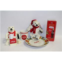 TRAY OF COCA-COLA COLLECTIBLES