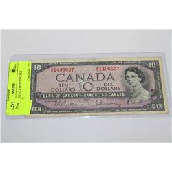 1954 $10 NOTES CANADIAN