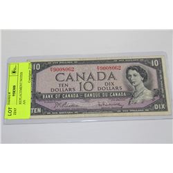 1954 $10 NOTES CANADIAN