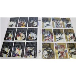 TWO SHEETS OF 9 COLLECTIBLE "ICE" HOCKEY