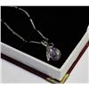 Image 1 : SWAROVSKI CRYSTAL PENDANT NECKLACE (WHITE)