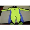 Image 1 : NEW SMALL YOUTH WETSUIT YELLOW AND BLUE