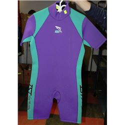NEW HALF WETSUIT PURPLE/GREEN SIZE XXL