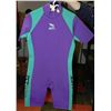 Image 1 : NEW HALF WETSUIT PURPLE/GREEN SIZE XXL