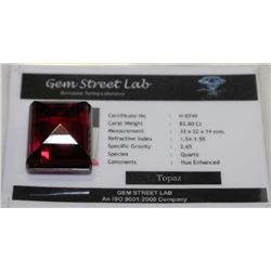 TOPAZ HUE ENHANCED 83.80CT