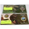 Image 1 : RCM 2010 DINOSAUR EXHIBIT 50 CENT COIN X2