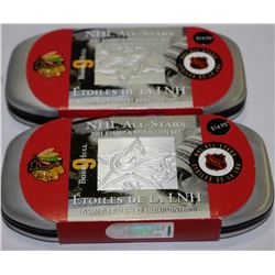 NHL ALL STARS 2001 STAMP/MEDALLION SET X2