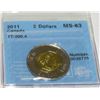 Image 1 : 2011-2 DOLLARS MS-63 COIN