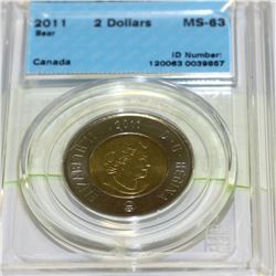 2011-2 DOLLARS BEAR COIN