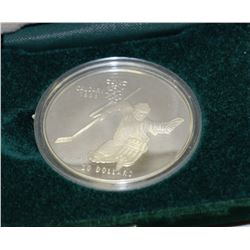 SILVER 1988 CALGARY OLYMPIC 20 DOLLAR COIN
