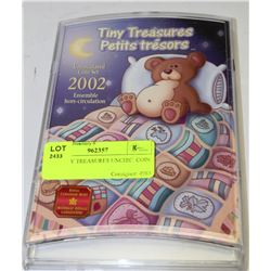 2002 TINY TREASURES UNCIRC. COIN SET