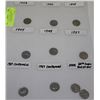 Image 1 : PAGE OF 10 CANADIAN NICKELS RANGING FROM 1928-2005