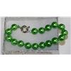 Image 1 : SEASHELL PEARL BRACELET GREEN