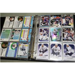 BINDER OF HOCKEY CARDS