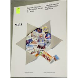 1987 SOUVENIER POSTAGE STAMPS OF CANADA