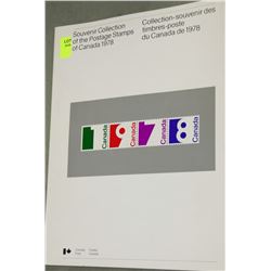 1978 SOUVENIER POSTAGE STAMPS OF CANADA