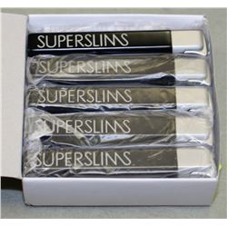 PACK OF 10 SUPERSLIM REFILLABLE BUTANE LIGHTERS