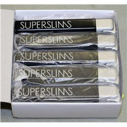 PACK OF 10 SUPERSLIM REFILLABLE BUTANE LIGHTERS