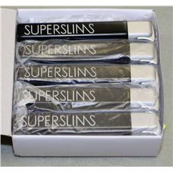 PACK OF 10 SUPERSLIM REFILLABLE BUTANE LIGHTERS