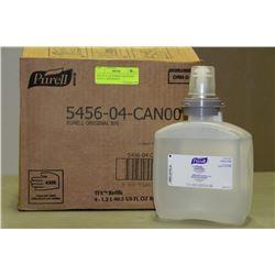 BOX OF 4-1.2L PURELL SANITIZER REFILL CARTRIDGES