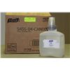 Image 1 : BOX OF 4-1.2L PURELL SANITIZER REFILL CARTRIDGES