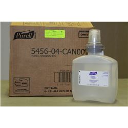 BOX OF 4-1.2L PURELL SANITIZER REFILL CARTRIDGES